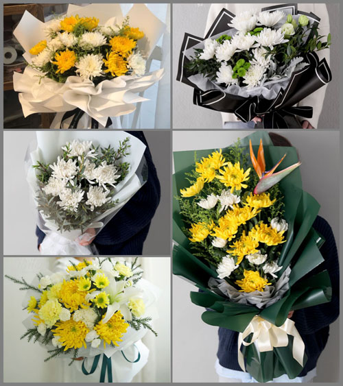 广东广州市黄埔区九龙镇何棠下村白事花束代送